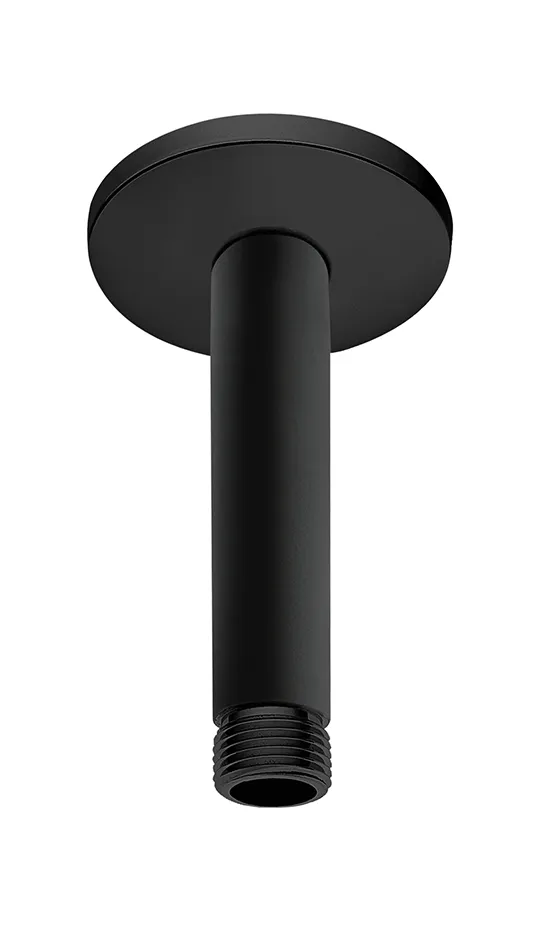 VitrA Origin Deckenarm für Duschkopf Länge 10 cm mit Anschluss G ½" Schwarz Matt WTC