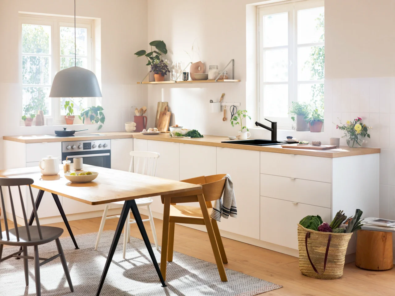 Hansgrohe Zesis M33 Einhebel-Küchenmischer 150, Niederdruck, 1 Jet, Mattschwarz