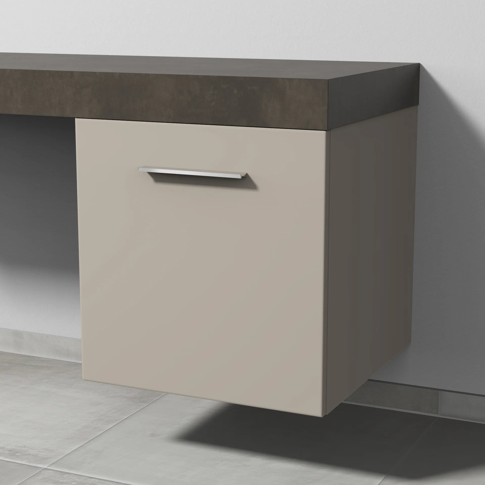 Sanipa Anbauschrank „2morrow“ 500 × 510 × 520 mm in Kaschmir (matt)