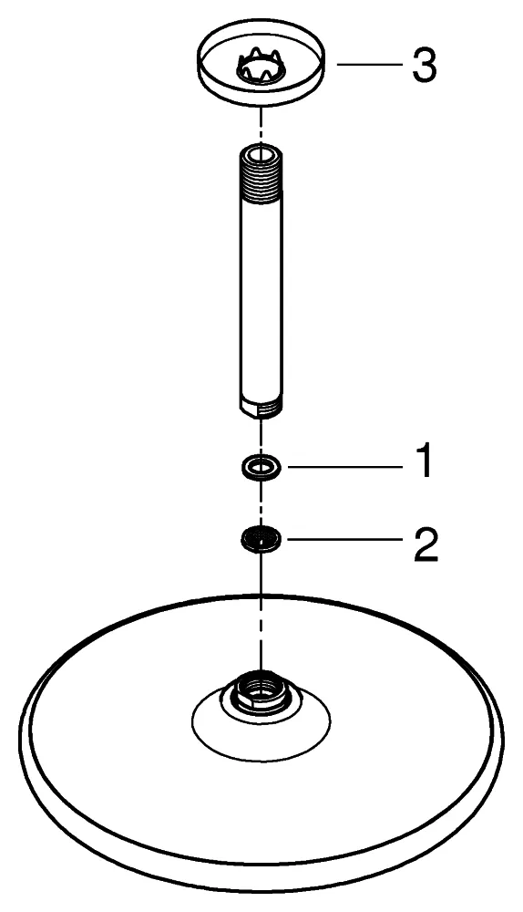 Grohe Tempesta 250 Kopfbrause-Set matt black Grohe Tempesta 250 Kopfbrause-Set matt black