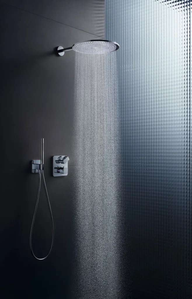 Hansgrohe AXOR Urquiola Thermostat Unterputz-Set mit Ab-/Umstellventil, Chrom, 2 Verbraucher, max. Durchfluss 29 l/min bei 3 bar, min./max. Betriebsdruck 1/10 bar, einstellbare Temperaturbegrenzung, Rückflussverhinderer, Schalldämpfer, Anschlussart Grund