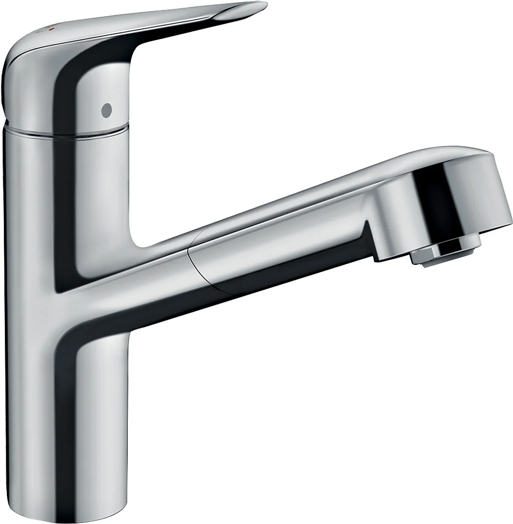 Hansgrohe Focus M42 Einhebel-Küchenmischer 150, Auszieharm, Chrom, Schwenkbereich 120°, Normalstrahl, Keramikmischsystem, max. Durchfluss 8 l/min, Auszugslänge bis 50 cm Hansgrohe Focus M42 Einhebel-Küchenmischer 150, Auszieharm, Chrom, Schwenkbereich 120°, Normalstrahl, Keramikmischsystem, max. Durchfluss 8 l/min, Auszugslänge bis 50 cm