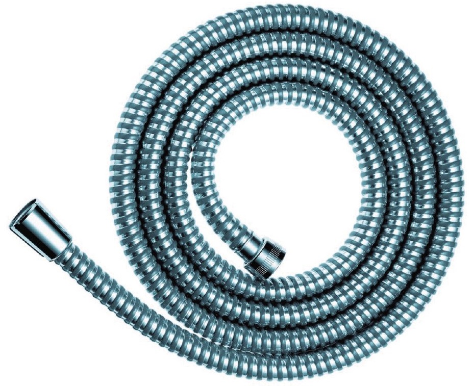 Showerflex-Brauseschlauch AqvaShower - 1/2″ IG × 1/2″ Konus × 2000 mm - chrom Showerflex-Brauseschlauch AqvaShower - 1/2″ IG × 1/2″ Konus × 2000 mm - chrom