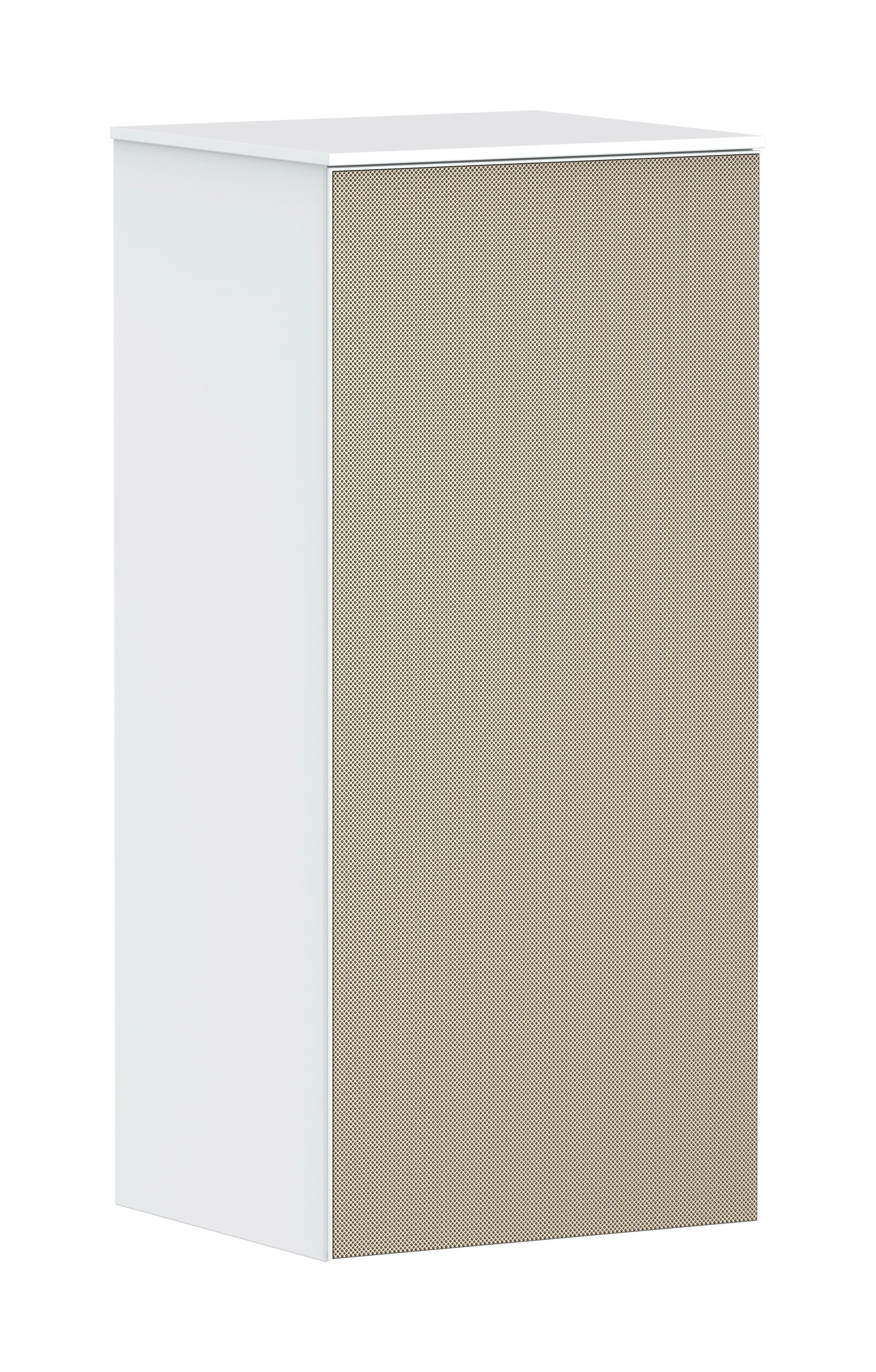 Hansgrohe Xevolos E Halbhochschrank Mattweiß 400/360 mm, Türanschlag links, Bronze Struktur, grifflos, PushOpen-Funktion Hansgrohe Xevolos E Halbhochschrank Mattweiß 400/360 mm, Türanschlag links, Bronze Struktur, grifflos, PushOpen-Funktion