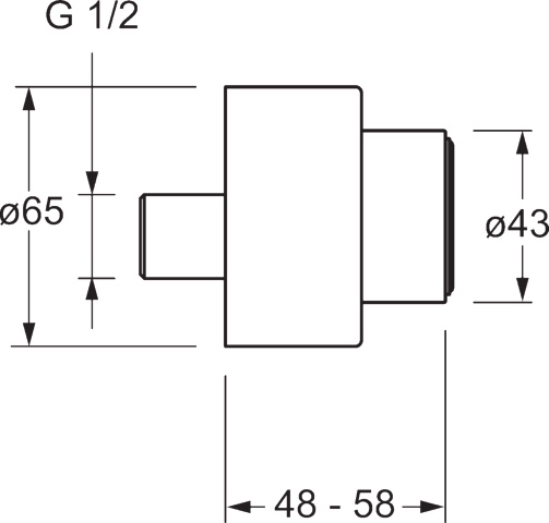 Hansa Rosette in Chrom Hansa Rosette in Chrom