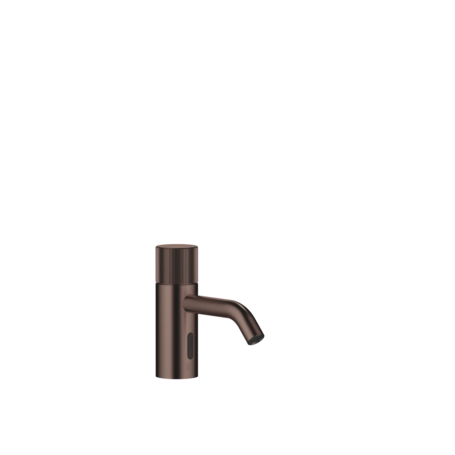 Dornbracht META Touchfree Waschtischarmatur Dark Bronze gebürstet PVD, Ausladung 125 mm, Armaturenhöhe 140 mm, Bohrungsdurchmesser 35 mm