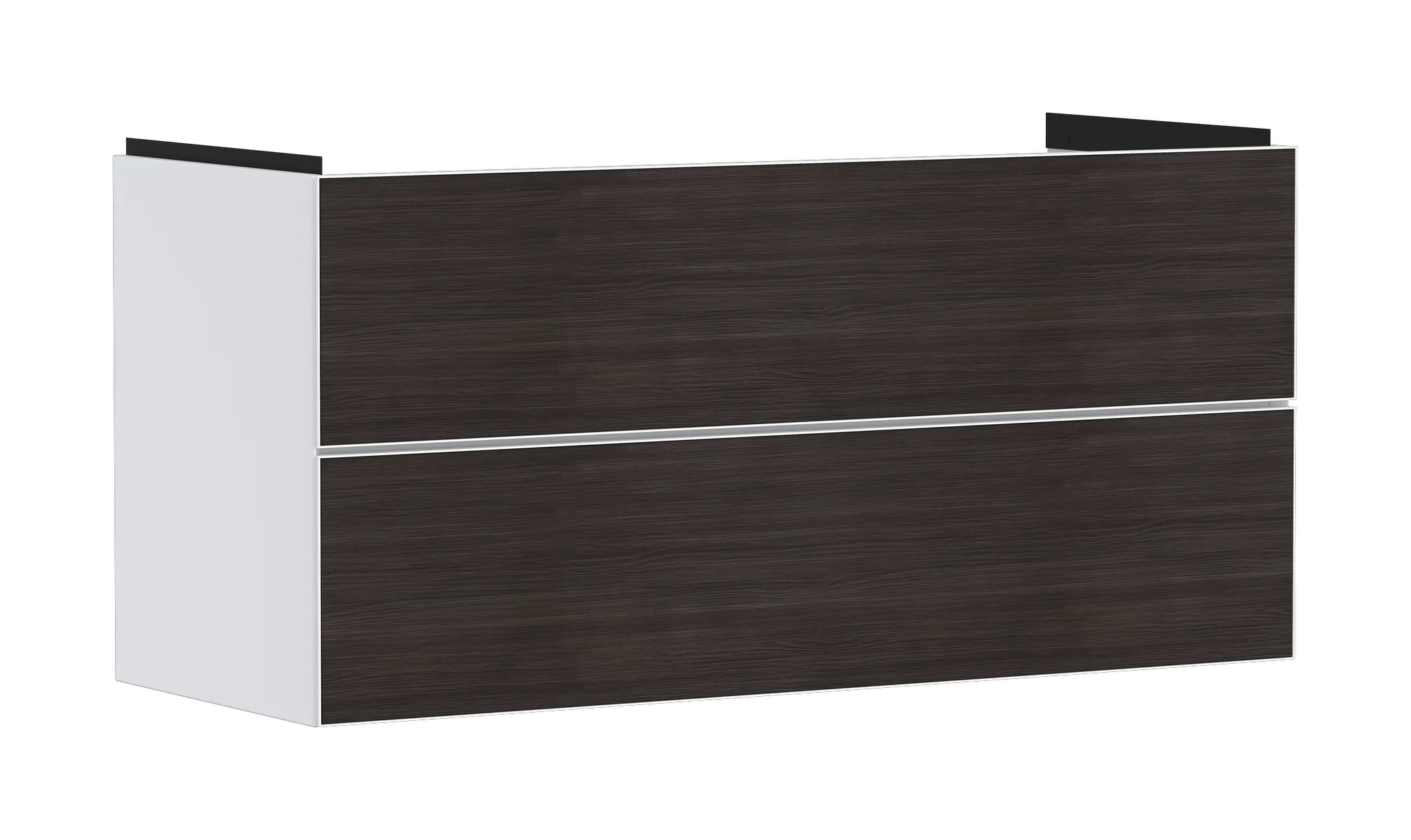 Hansgrohe Xevolos E Waschtischunterschrank Mattweiß 1180/475 mm mit 2 Schubkästen, griff- und siphonausschnittlos, SoftClose, PushOpen, vormontiert Hansgrohe Xevolos E Waschtischunterschrank Mattweiß 1180/475 mm mit 2 Schubkästen, griff- und siphonausschnittlos, SoftClose, PushOpen, vormontiert
