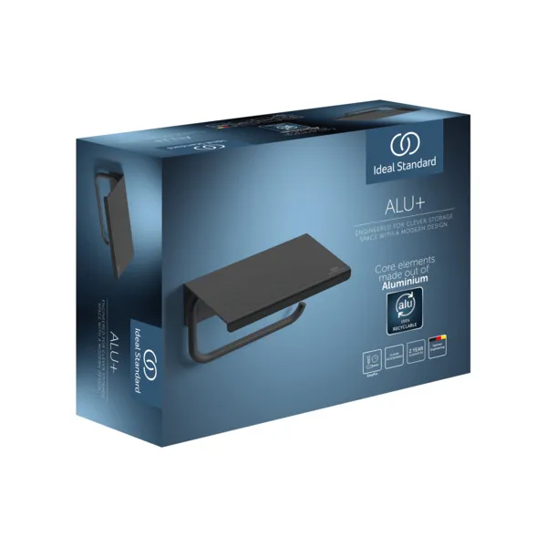 Ideal Standard Papierrollenhalter Alu+ Silk Black Ideal Standard Papierrollenhalter Alu+ Silk Black