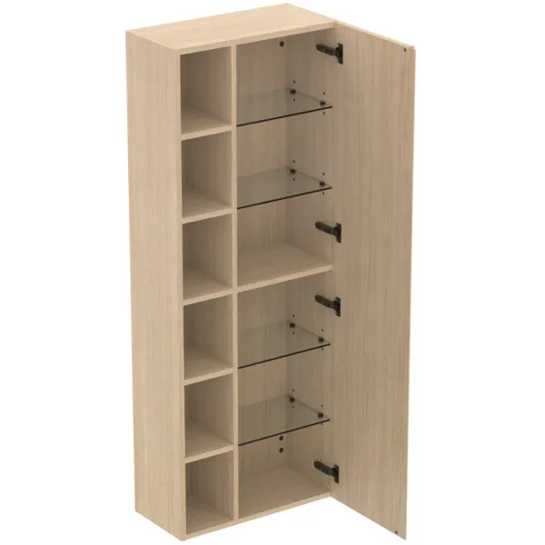 Ideal Standard Hochschrank „Finesse“ 60 × 160 × 30 cm Eiche weiß