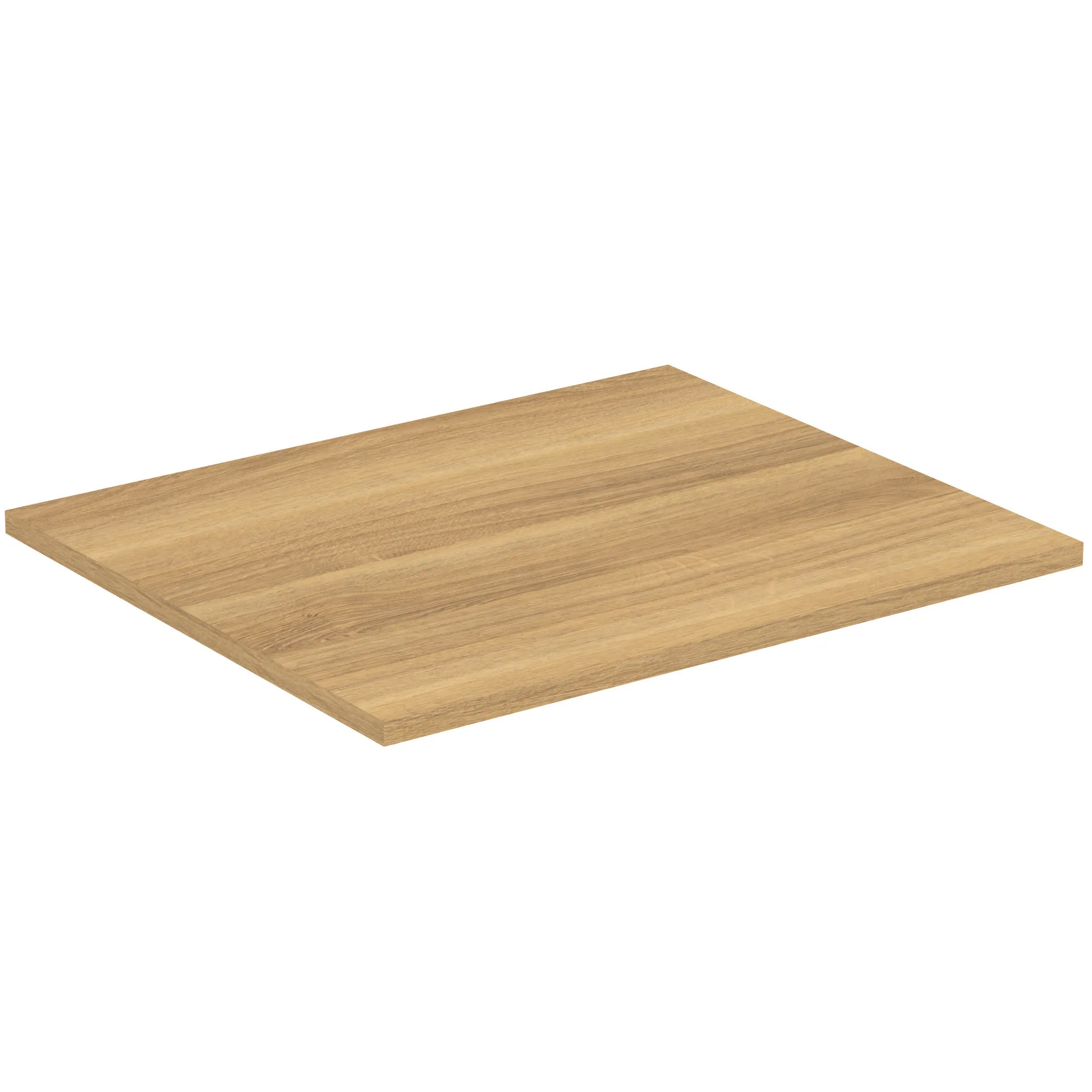 Waschtischplatte i.life B ohne Ausschnitt 602x506x18mm Weiß matt