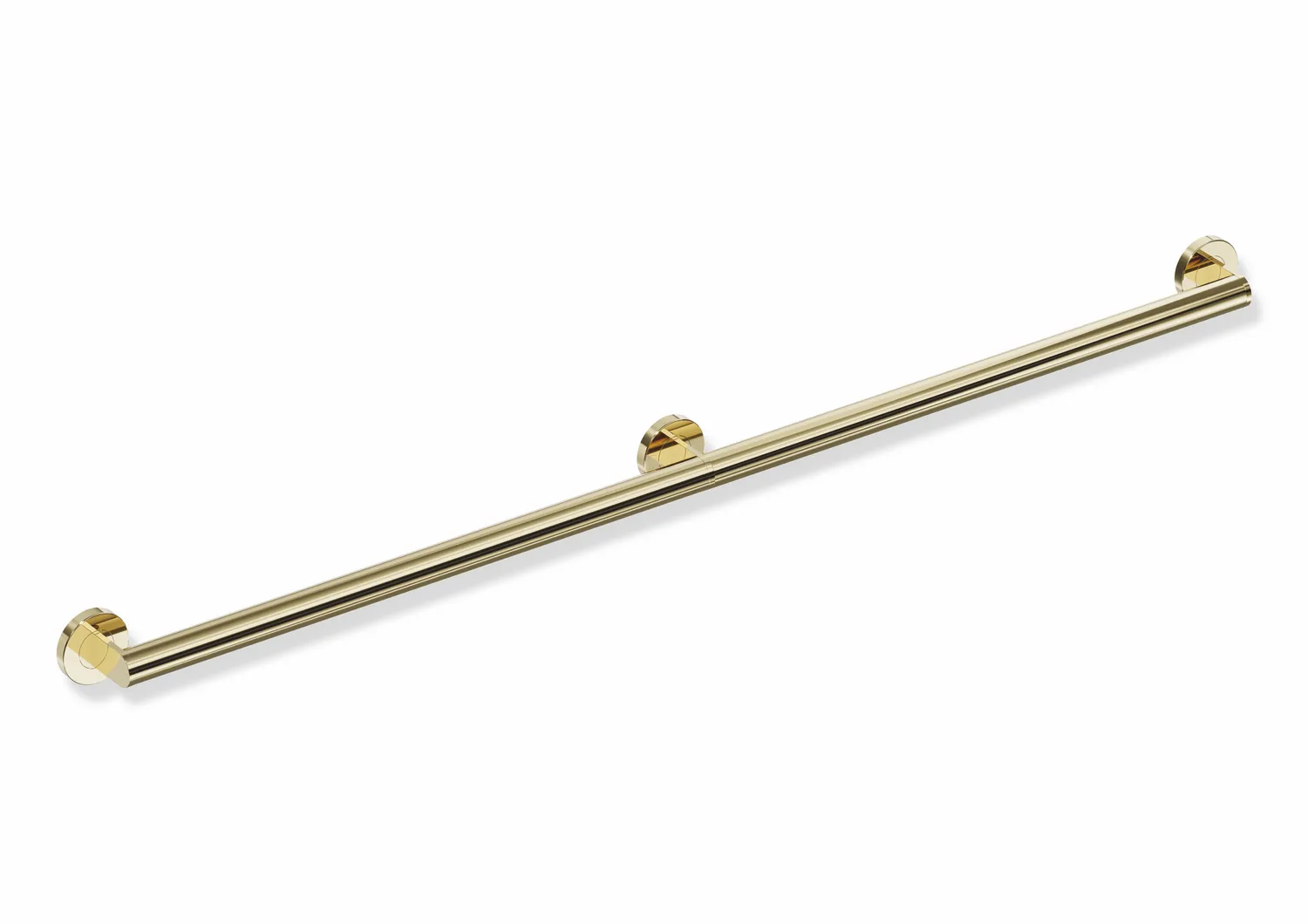 HaltegriffEdelstahl, PVD, Achsmaß 1220 mm, Tiefe 70 mm, Stangendurchmesser 32 mm, in Farbe CK (Messing glänzend) HaltegriffEdelstahl, PVD, Achsmaß 1220 mm, Tiefe 70 mm, Stangendurchmesser 32 mm, in Farbe CK (Messing glänzend)
