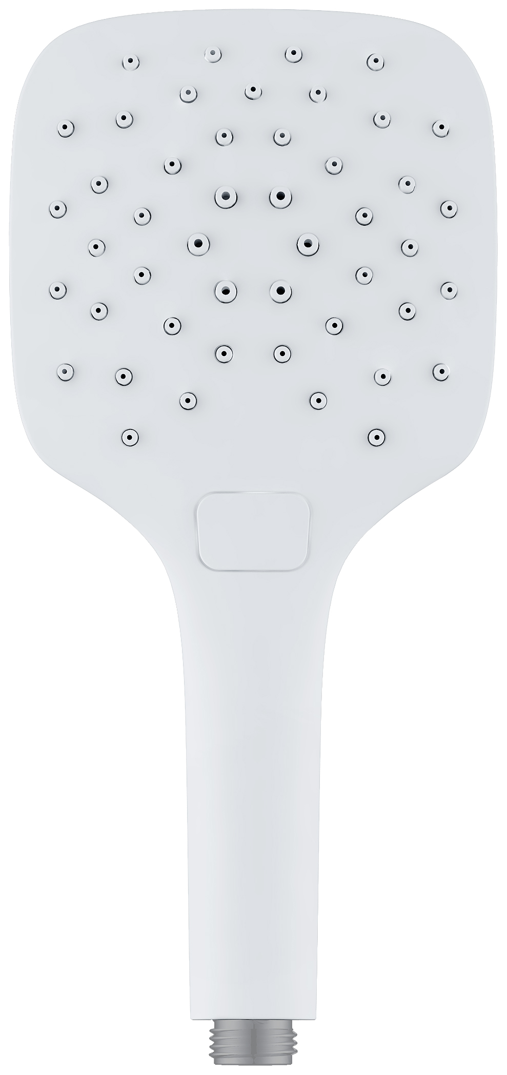 Handbrause AqvaShower - 3-fach verstellbar - Druckknopfumstellung "easy-push" - "easy-clean" - 120 mm Durchmesser - 50 % Wasserersparnis - weiß / chrom Handbrause AqvaShower - 3-fach verstellbar - Druckknopfumstellung "easy-push" - "easy-clean" - 120 mm Durchmesser - 50 % Wasserersparnis - weiß / chrom