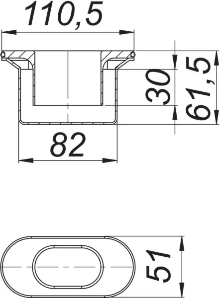 Geruchsverschluss CeraLine Plan