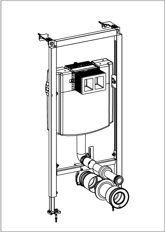 WC-Vorwandelement für Kleinkinder-WC ViConnect Installationssysteme nur kompatibel mit Kleinkinder-WC 4691 10 922154, 525 x 1120 x 135 mm, für Trockenbau WC-Vorwandelement für Kleinkinder-WC ViConnect Installationssysteme nur kompatibel mit Kleinkinder-WC 4691 10 922154, 525 x 1120 x 135 mm, für Trockenbau