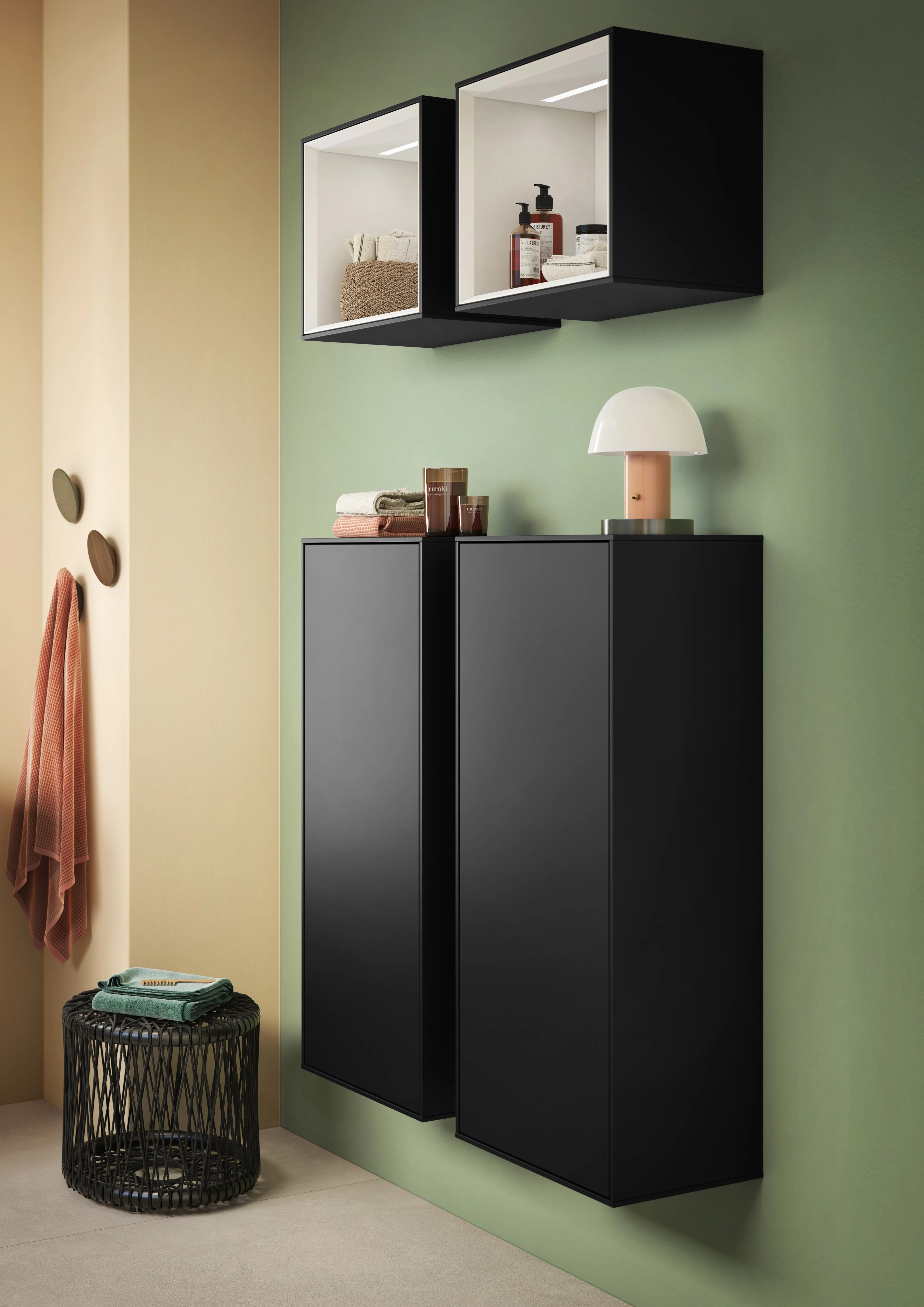 Villeroy & Boch Finion Seitenschrank F56, 418x936x270mm, Anschlag links