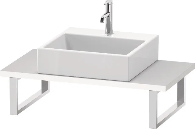 Duravit Konsole „L-Cube“ in Weiß Supermatt