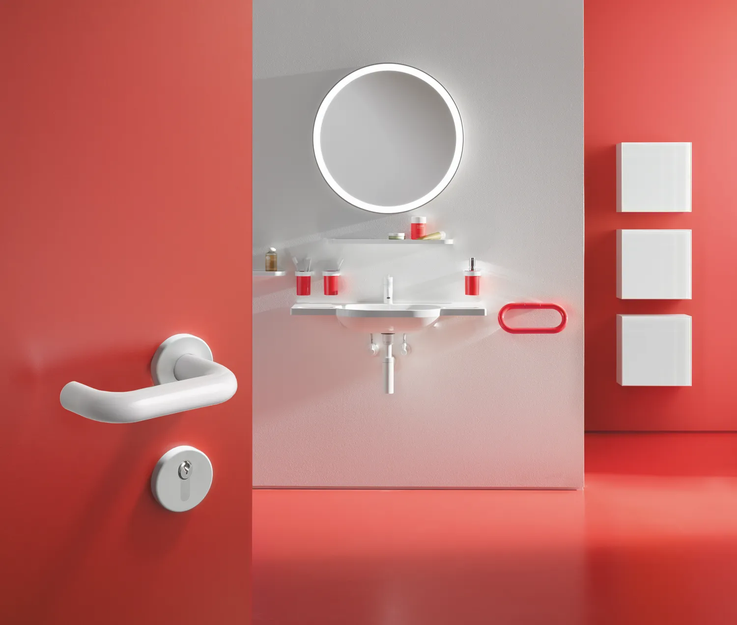 HEWI Seifenspender „System 800K“ 9,2 × 7,8 × 2 cm HEWI Seifenspender „System 800K“ 9,2 × 7,8 × 2 cm