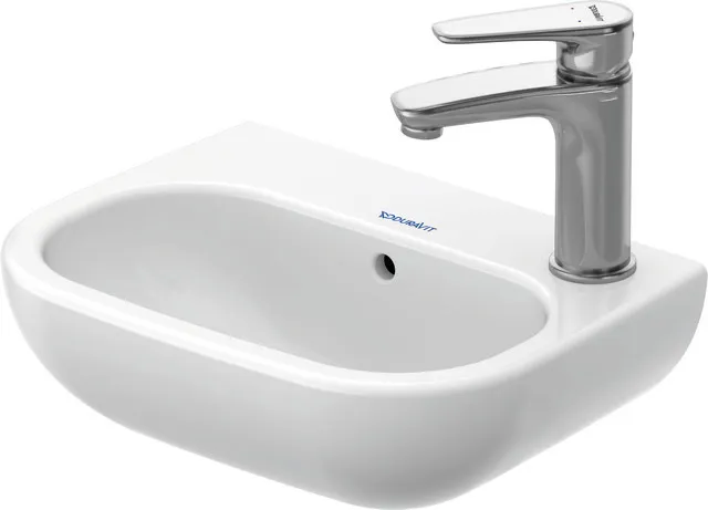 Handwaschbecken „D-Code“, Form rechteckig 36 × 27 cm Hahnlochposition: links Handwaschbecken „D-Code“, Form rechteckig 36 × 27 cm Hahnlochposition: links