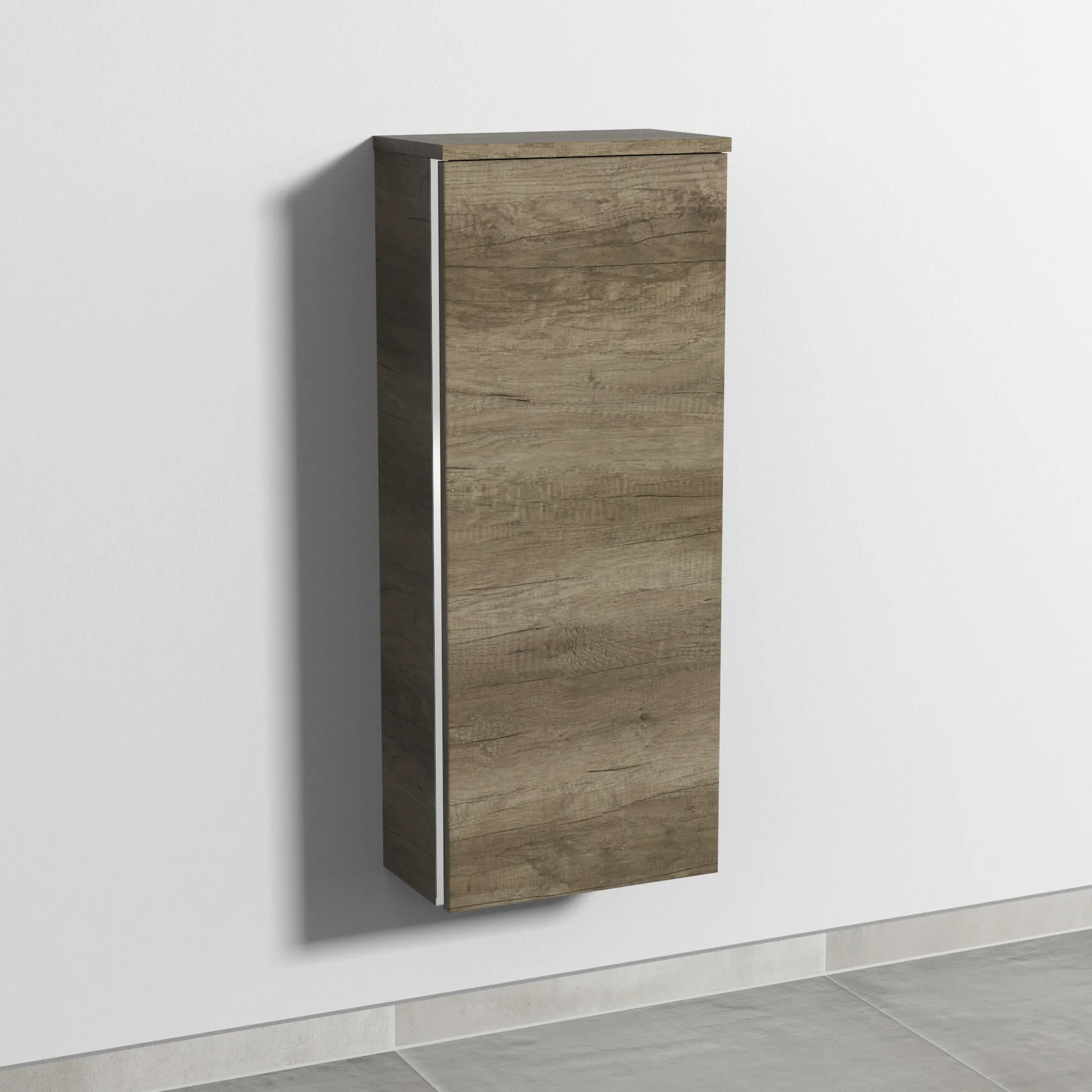 Sanipa Mittelschrank „3way“ 350 × 850 × 197 mm Anschlag rechts, in Eiche Nebraska, Anschlag rechts