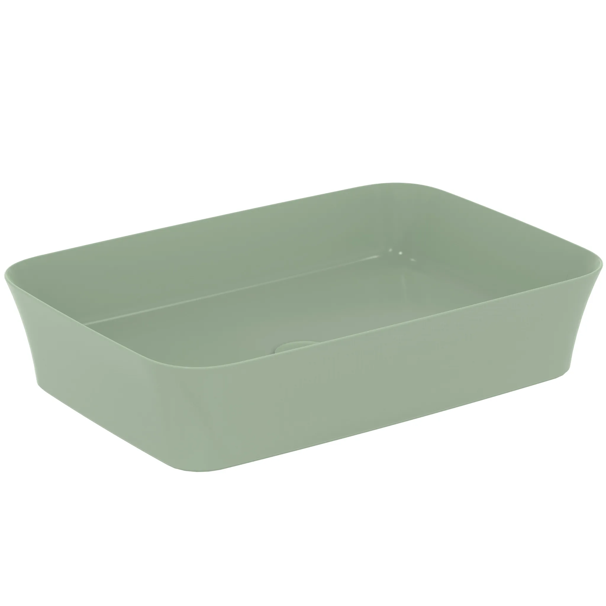 Ideal Standard Ipalyss Schale in Salbeigrün, 550x380x125 mm, ohne Hahnloch, ohne Überlauf