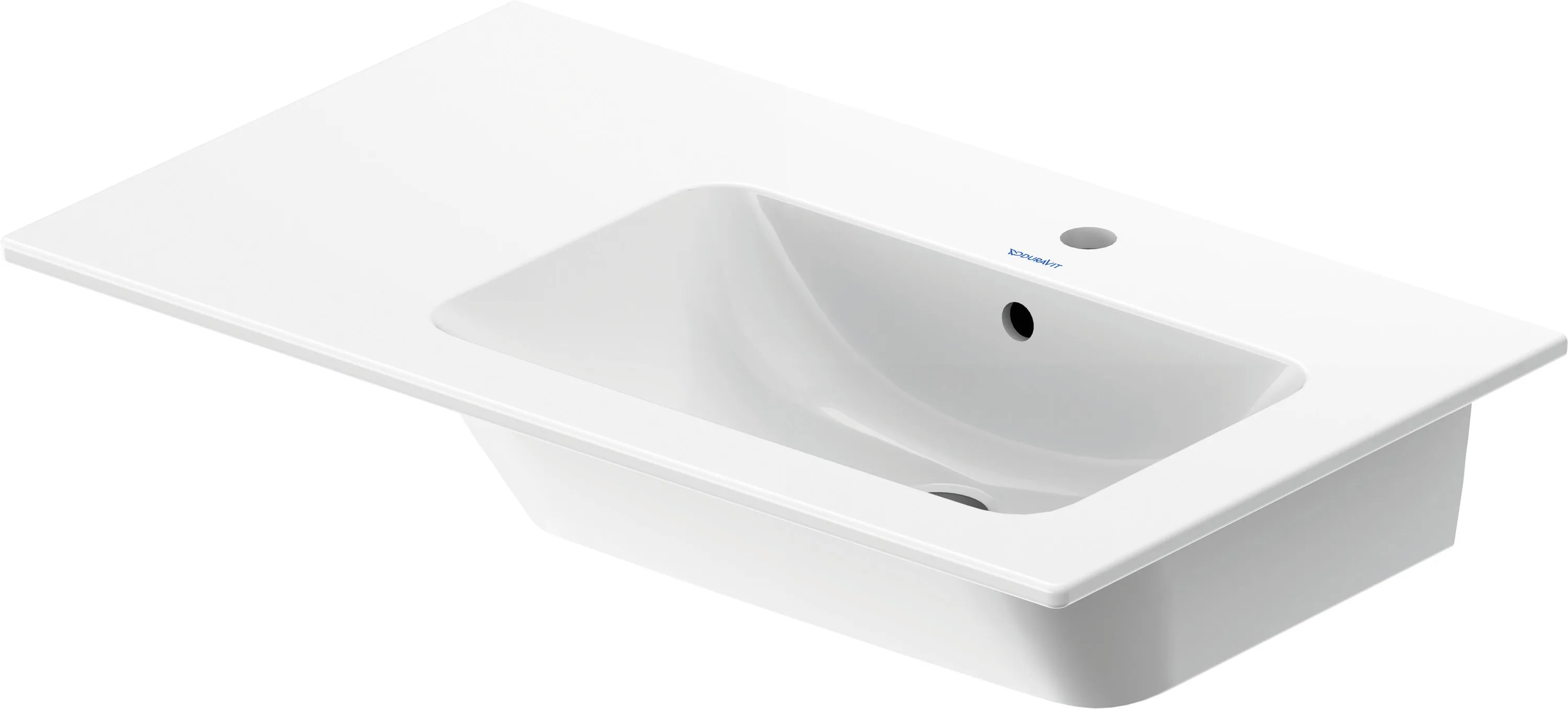 Wandwaschtisch „ME by Starck“, mit Überlauf, Hahnlochposition mittig in Weiß Hochglanz Wandwaschtisch „ME by Starck“, mit Überlauf, Hahnlochposition mittig in Weiß Hochglanz