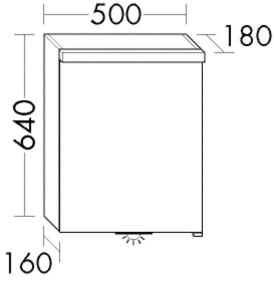 Spiegelschrank Orell von burgbad - beidseitig verspiegelt, LED-Aufsatzleuchte 4200 K, Dimmschalter-Steckdosenelement, Glaseinlegeböden, LED-Waschtischbeleuchtung 2,7 W, IP24, 180x500x640 mm Spiegelschrank Orell von burgbad - beidseitig verspiegelt, LED-Aufsatzleuchte 4200 K, Dimmschalter-Steckdosenelement, Glaseinlegeböden, LED-Waschtischbeleuchtung 2,7 W, IP24, 180x500x640 mm