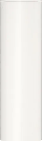 Duravit Halbhochschrank „Happy D.2 Plus“ 40 × 133,6 × 36 cm Weiß Hochglanz, Anschlag links