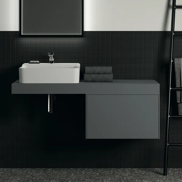Ideal Standard Konsole Conca Anthrazit 1200x505x80mm