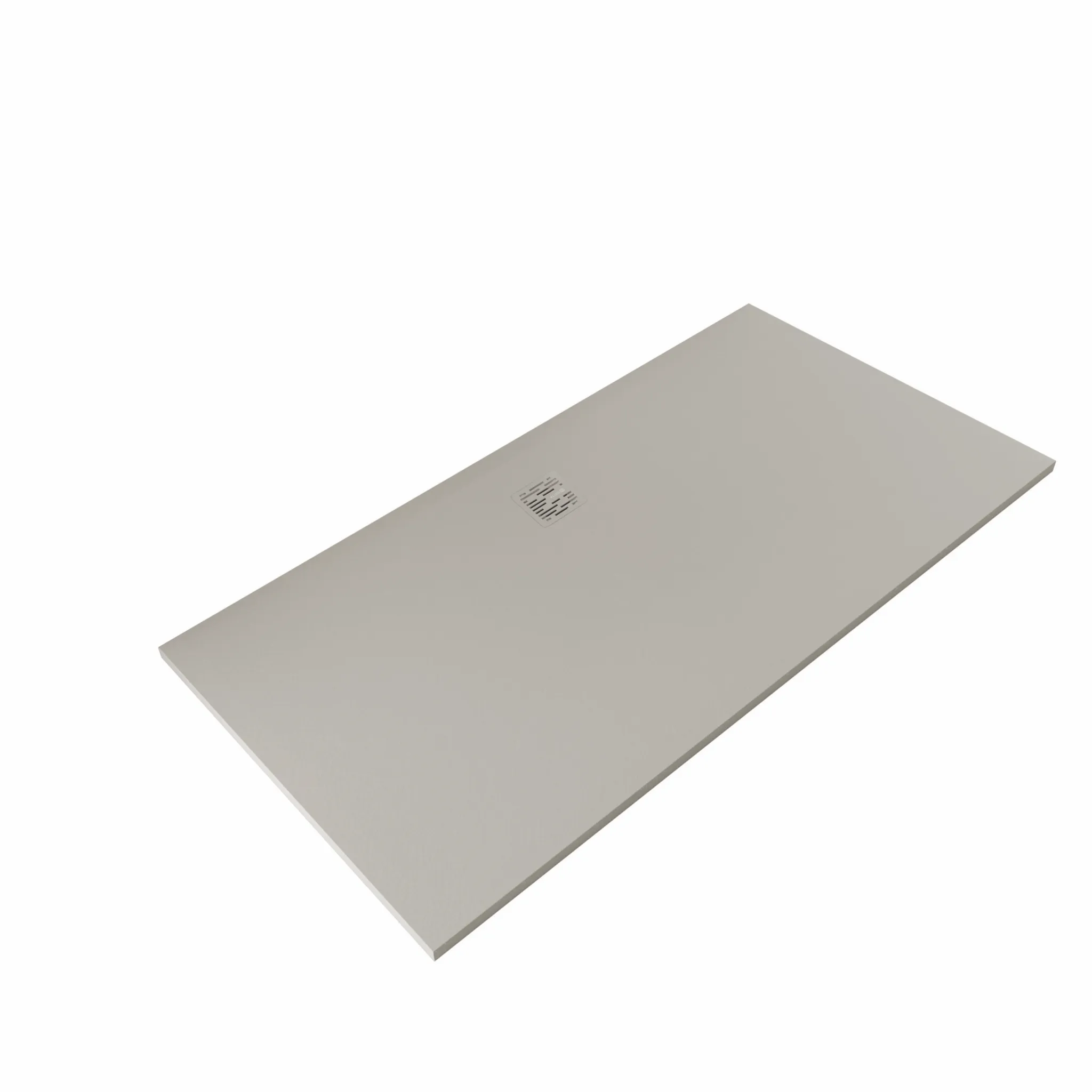 Kludi-TERRA Duschwanne 90 x 180 cm H3, Matt Light Dove inkl. Abflussabdeckung – Hersteller Kludi