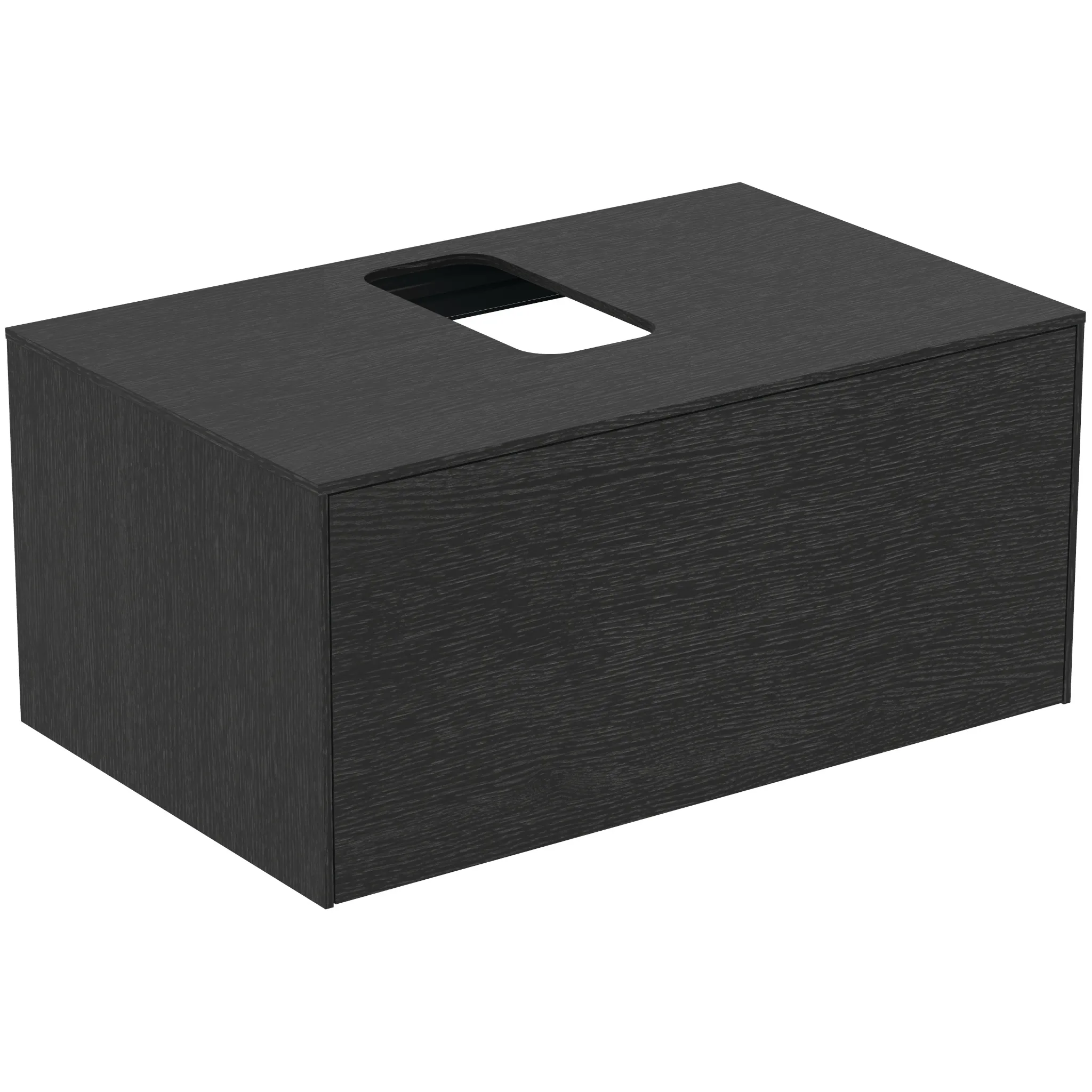Ideal Standard Waschtischunterschrank „Conca“ 80,2 × 37 × 50,5 cm Eiche geflammt Furnier Ideal Standard Waschtischunterschrank „Conca“ 80,2 × 37 × 50,5 cm Eiche geflammt Furnier