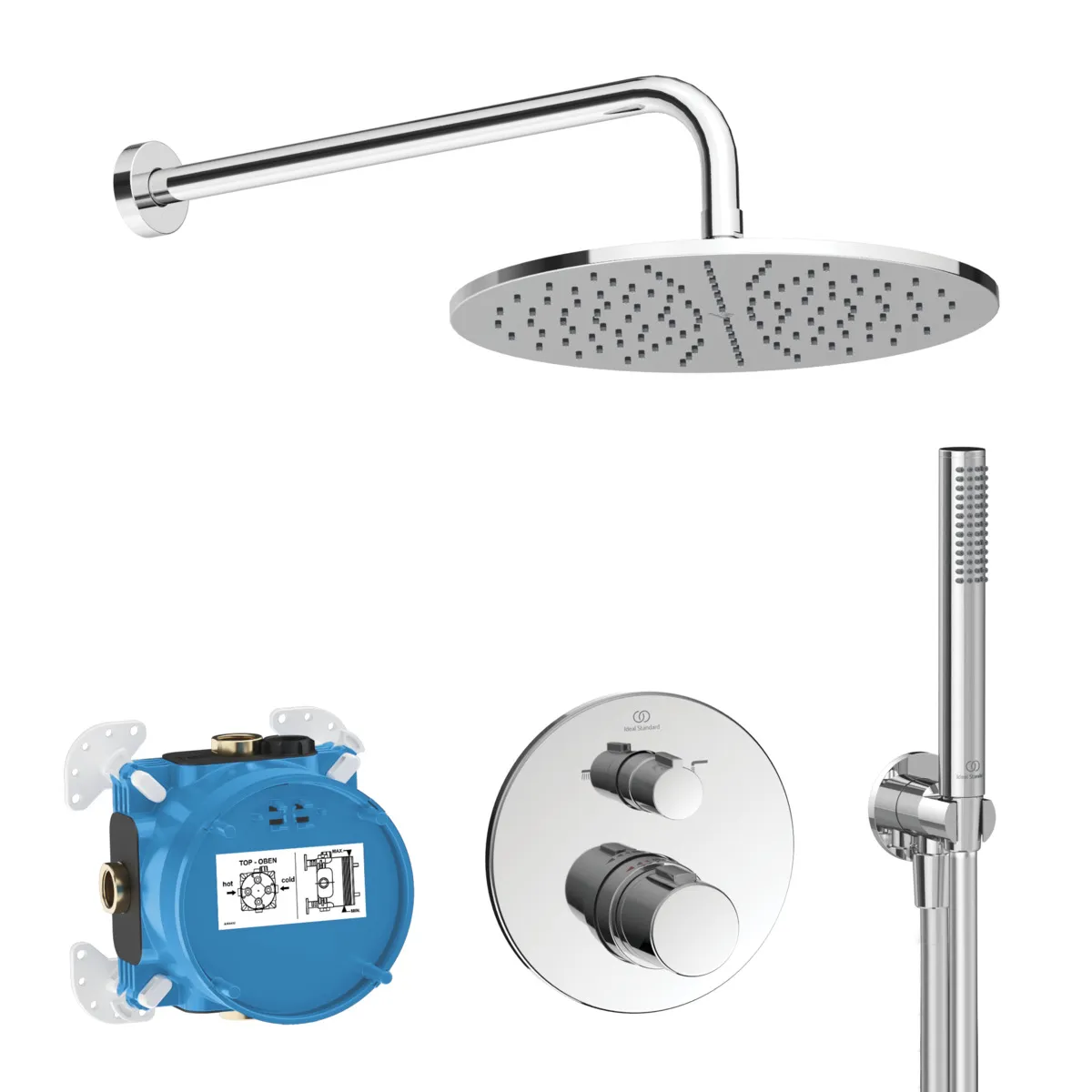Armaturen-Bundle Unterputz Ceratherm T100 Magnetic Grey Armaturen-Bundle Unterputz Ceratherm T100 Magnetic Grey