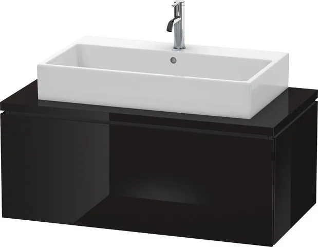 Duravit Waschtischunterschrank wandhängend „L-Cube“ 102 × 40 × 54,7 cm Schwarz Hochglanz Duravit Waschtischunterschrank wandhängend „L-Cube“ 102 × 40 × 54,7 cm Schwarz Hochglanz