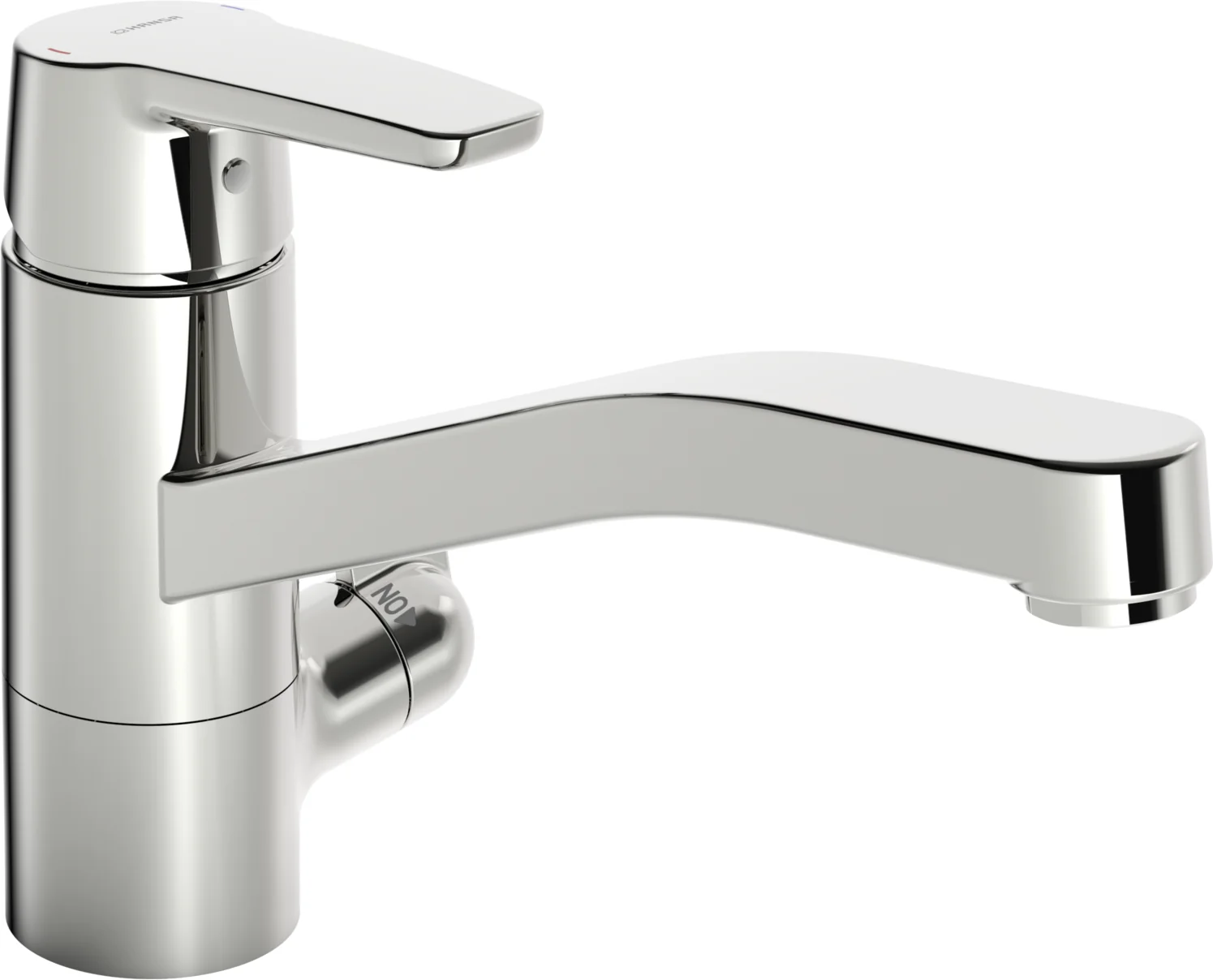 Hansa HansaPOLO Küchenarmatur Einhebelmischer mit Spülmaschinenventil HansaPOLO 5266 Ausladung 216 mm DN15 Chrom