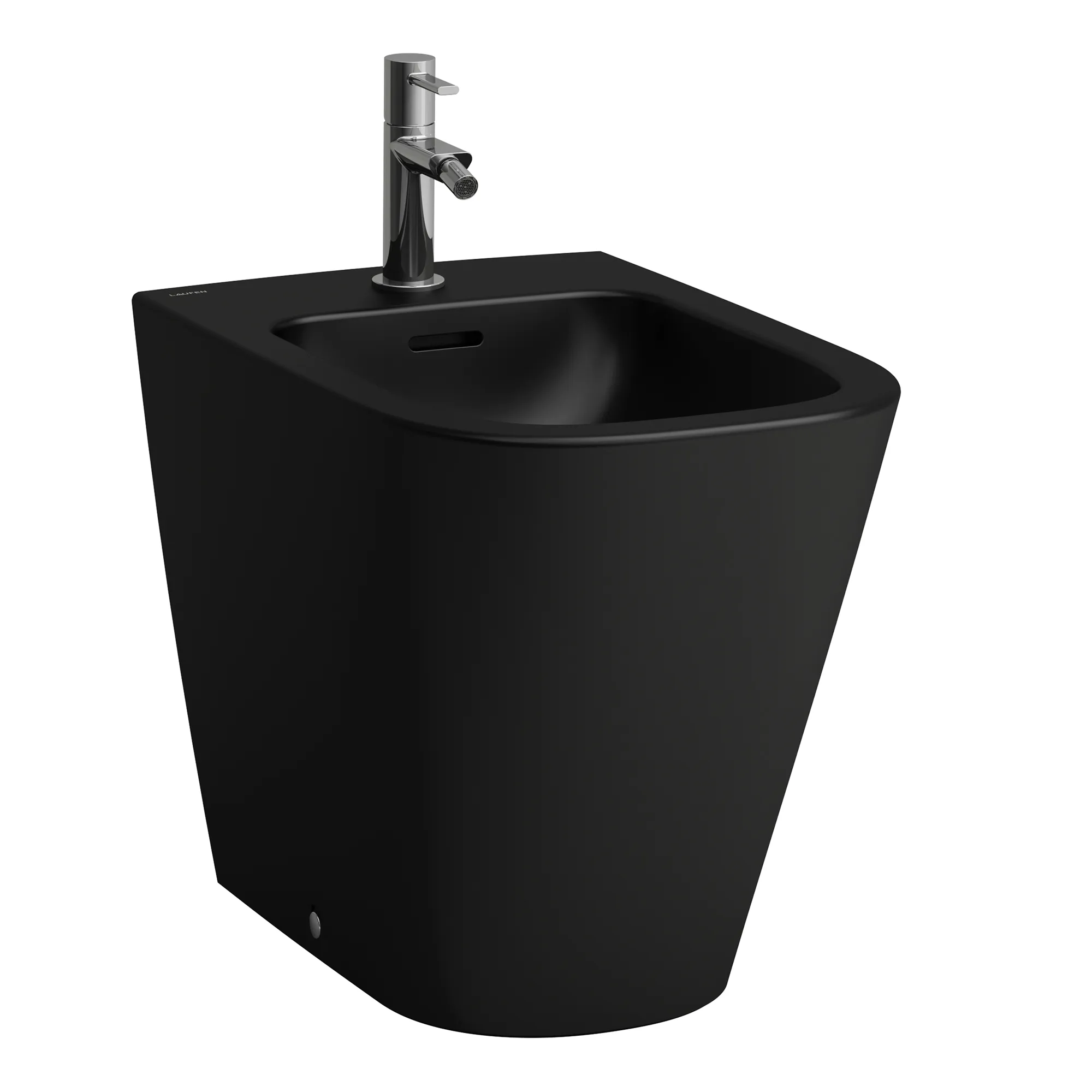 Standbidet, MEDA, 540x360x430, 1 Hahnloch mit Überlauf, ohne seitliches Loch für Wasseranschluss, weiß