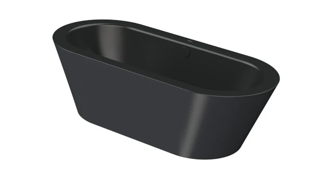 Bette oval Badewanne „BetteStarlet Oval Silhouette“ 185 × 85 cm in Ebony