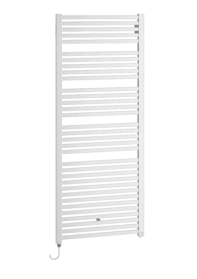 Kermi Design-Elektroheizkörper „Geneo® quadris-E“ 59,6 × 117,4 cm in Weiß Soft