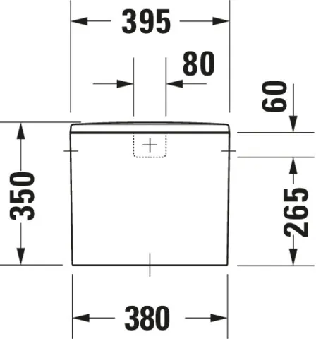 Spülkasten „ME by Starck“ 39,5 × 35 × 18 cm Spülkasten „ME by Starck“ 39,5 × 35 × 18 cm