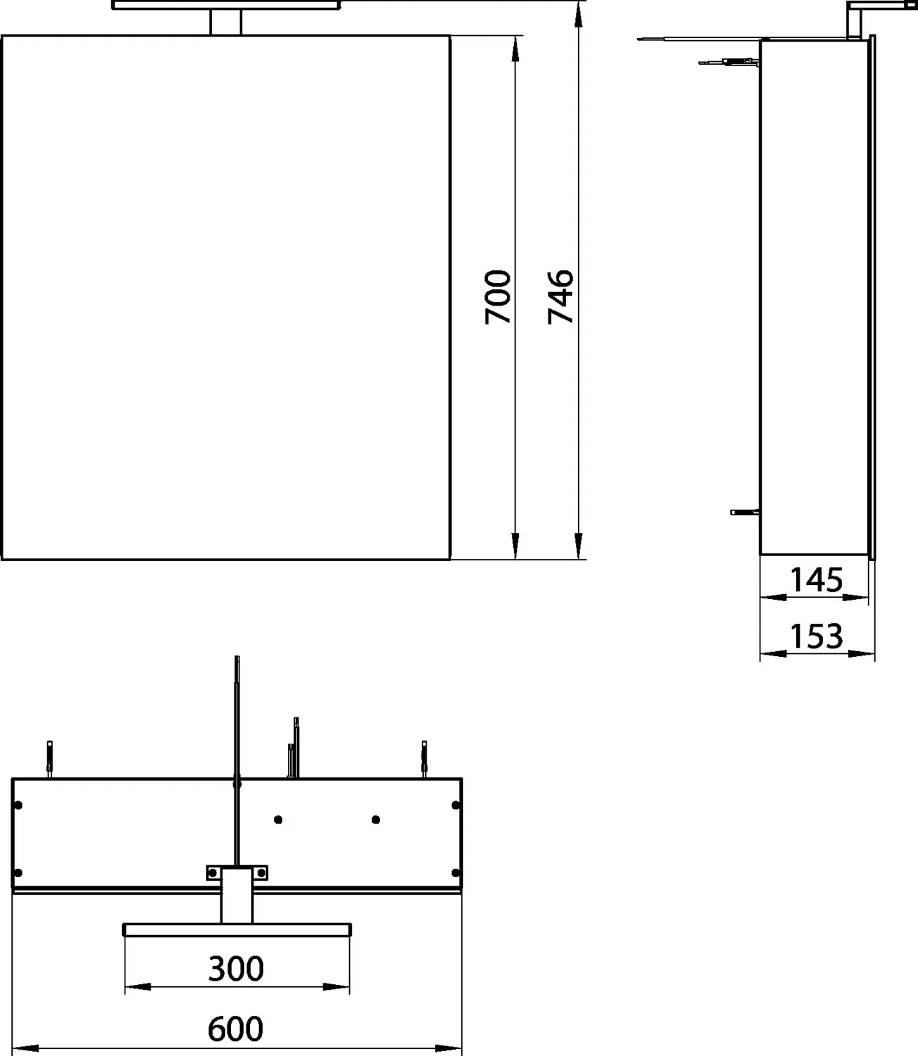 emco Spiegelschrank „mee“ 60 × 74,6 × 15,3 cm in weiß emco Spiegelschrank „mee“ 60 × 74,6 × 15,3 cm in weiß