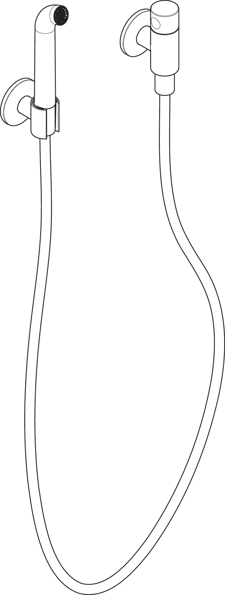 AXOR One Gießrohrset, Chrom AXOR One Gießrohrset, Chrom