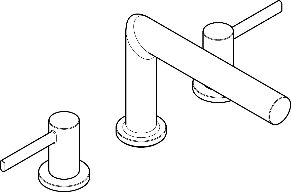 Hansgrohe Zesis S 3-Loch Waschtischarmatur in Chrom mit Zugstangen-Ablaufgarnitur, ComfortZone 100, Ausladung 164 mm, Auslaufhöhe 105 mm Hansgrohe Zesis S 3-Loch Waschtischarmatur in Chrom mit Zugstangen-Ablaufgarnitur, ComfortZone 100, Ausladung 164 mm, Auslaufhöhe 105 mm