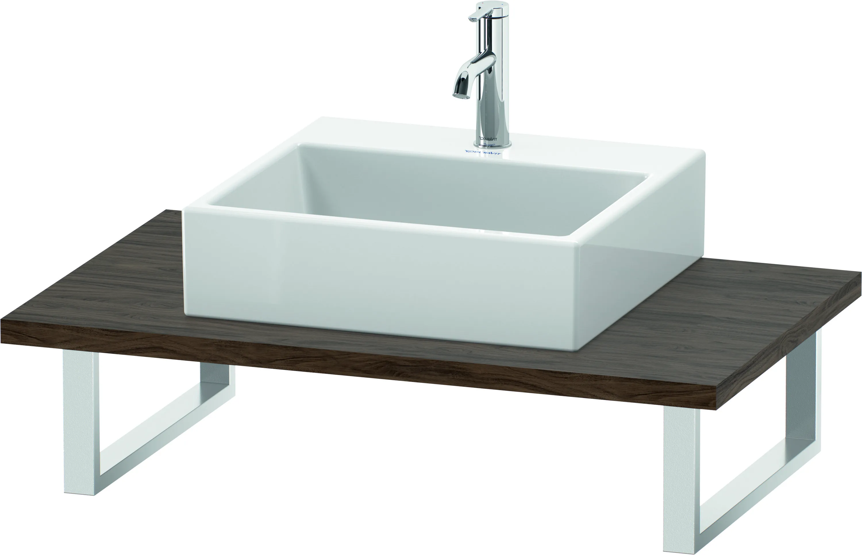 Duravit Konsole „DuraStyle“, mittig in Nussbaum Dunkel Duravit Konsole „DuraStyle“, mittig in Nussbaum Dunkel