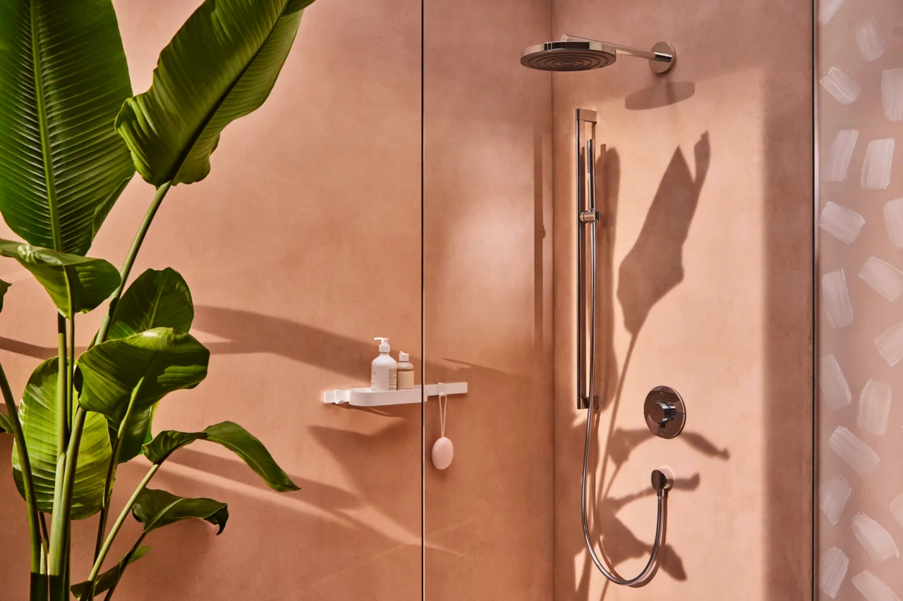 Hansgrohe Pulsify S Stabhandbrause 100 1jet EcoSmart+ Chrom, 98 x 24 mm, PowderRain Strahlart, QuickClean, max. Durchfluss 5,4 l/min ab 3 bar