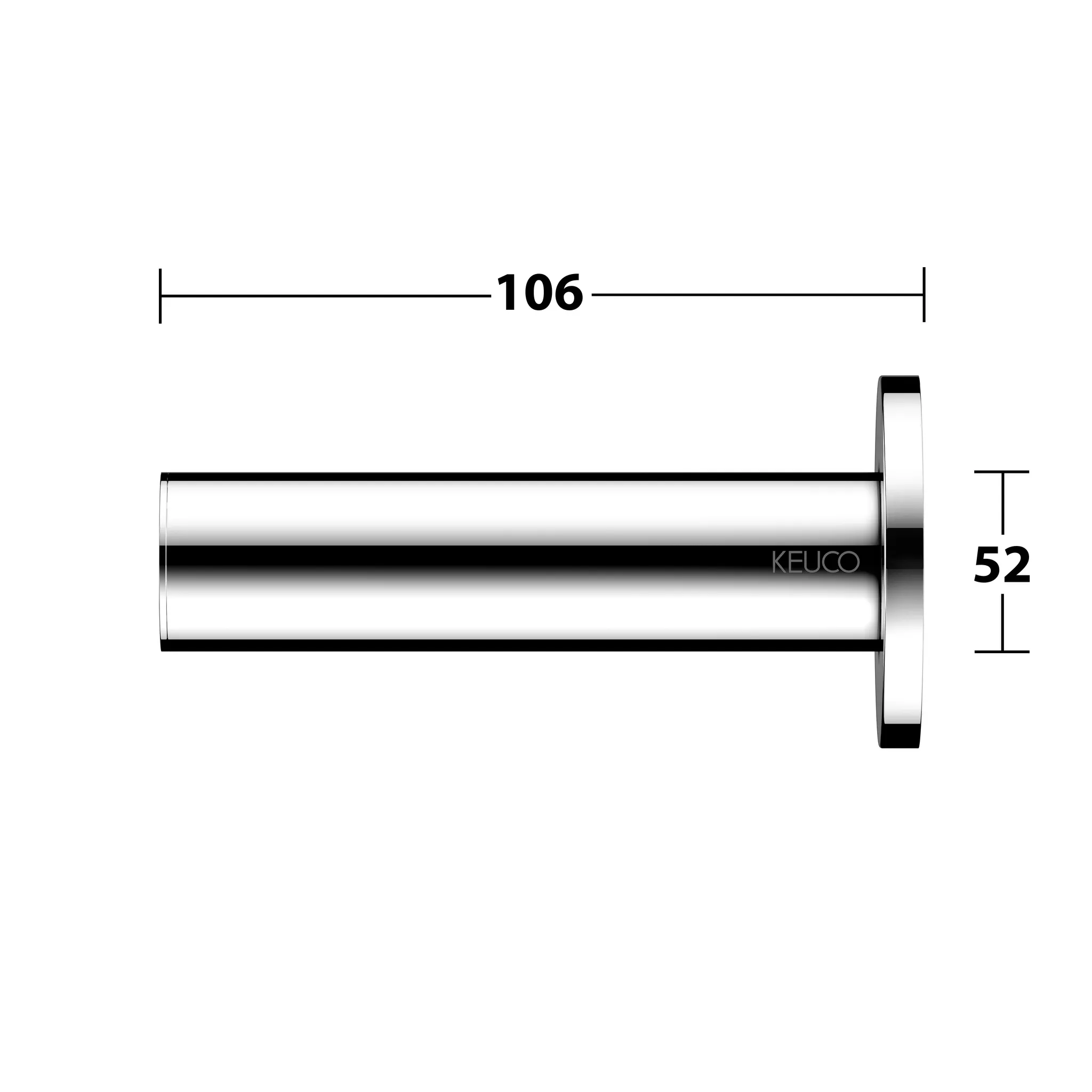 REVA 12863010000 Ersatzrollenhalter verchromt REVA 12863010000 Ersatzrollenhalter verchromt