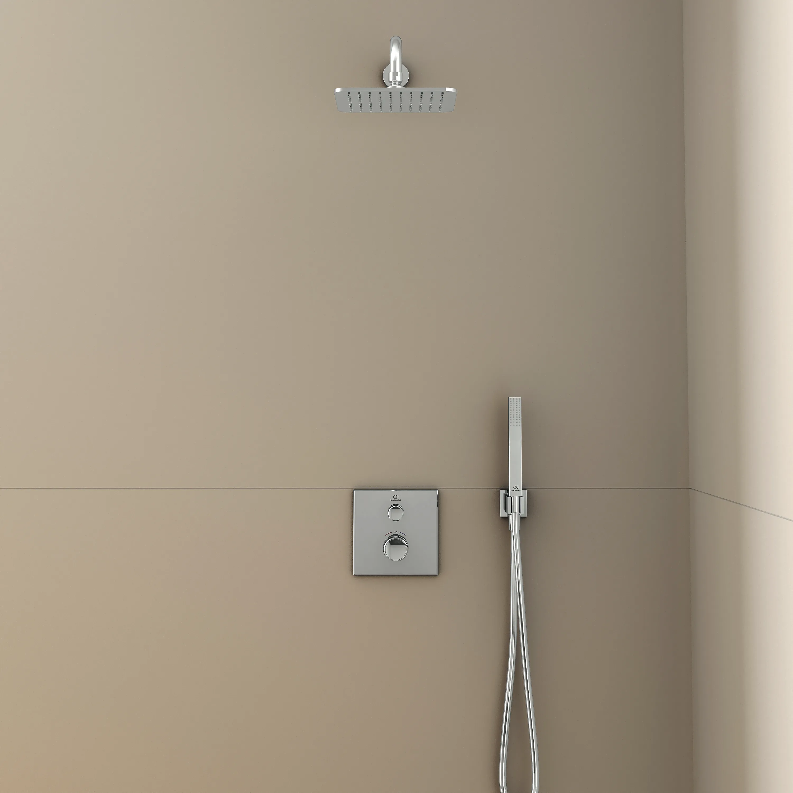 Ideal Standard IdealRain Cube 200x200mm Chrom Ideal Standard IdealRain Cube 200x200mm Chrom