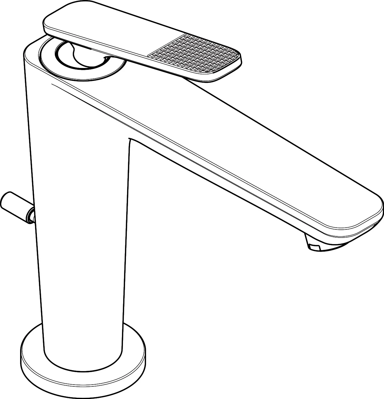 Hansgrohe AXOR Citterio C Einhebel-Waschtischmischer 125, Chrom, Ausladung 135 mm, Auslaufhöhe 125 mm Hansgrohe AXOR Citterio C Einhebel-Waschtischmischer 125, Chrom, Ausladung 135 mm, Auslaufhöhe 125 mm