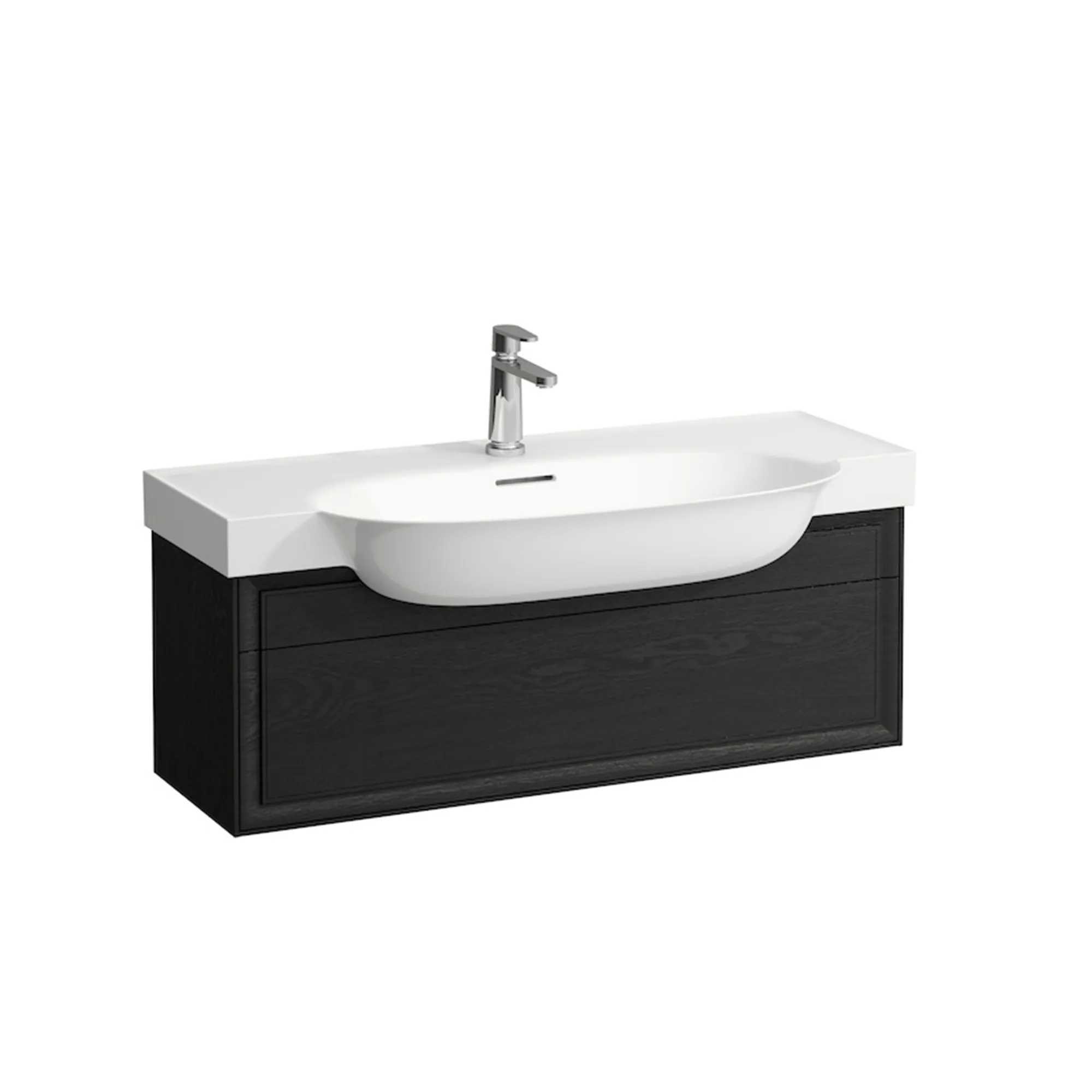 Laufen Waschtischunterbau „THE NEW CLASSIC“ 315 × 345 × 975 mm Eiche geschwärzt Laufen Waschtischunterbau „THE NEW CLASSIC“ 315 × 345 × 975 mm Eiche geschwärzt