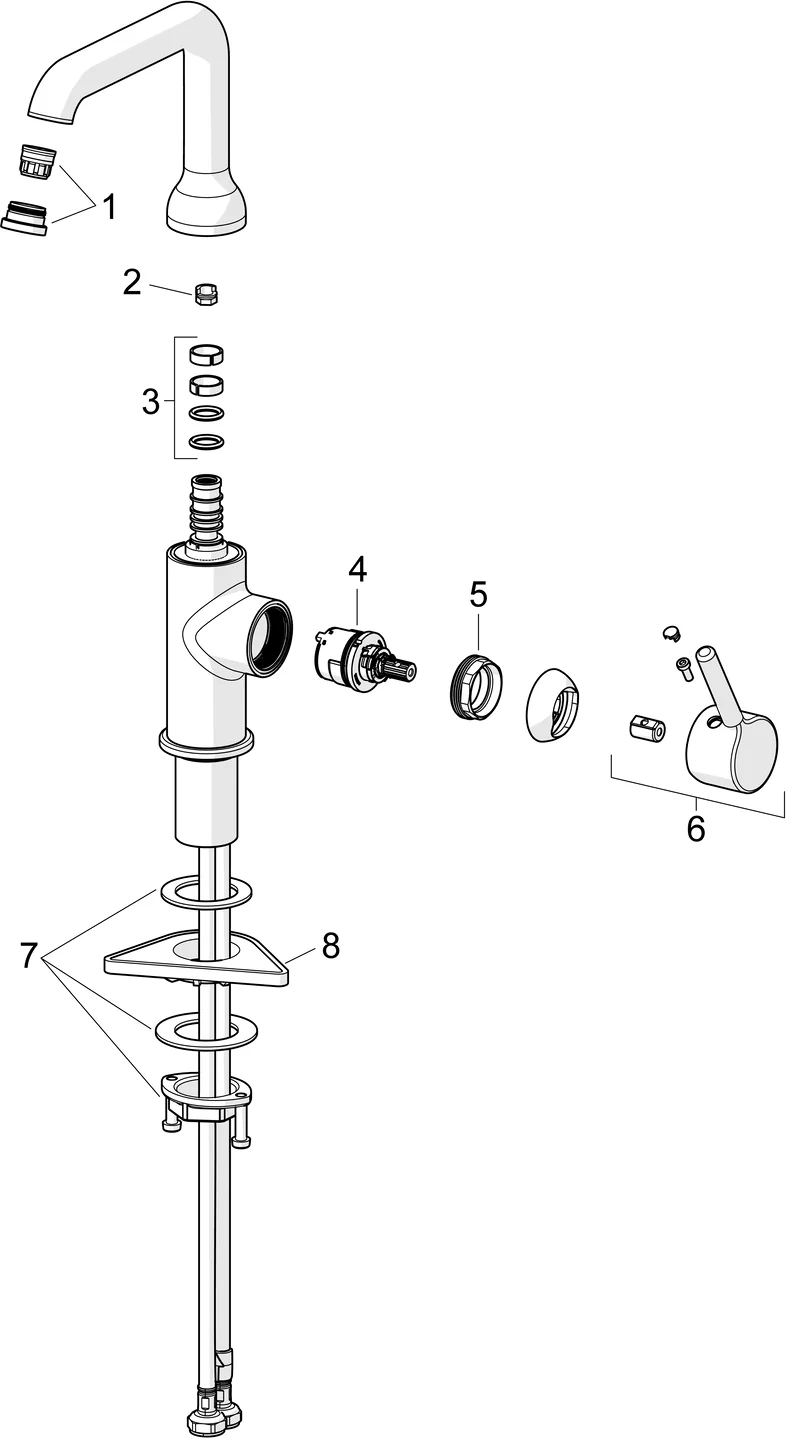 HansaVANTIS Style Waschtischarmatur 5455 Matt-Schwarz HansaVANTIS Style Waschtischarmatur 5455 Matt-Schwarz