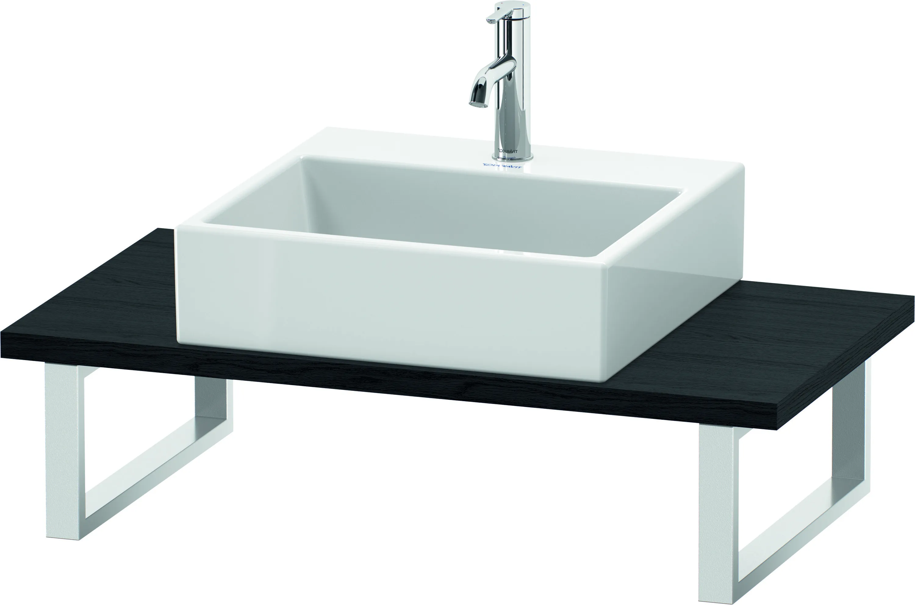 Duravit Konsole „L-Cube“ in Eiche Schwarz Duravit Konsole „L-Cube“ in Eiche Schwarz