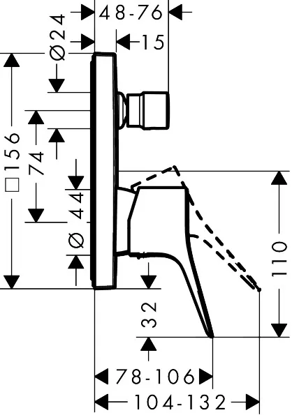 Wannenmischer Unterputz Vivenis F-Set mit Sicherungskombination chrom Wannenmischer Unterputz Vivenis F-Set mit Sicherungskombination chrom