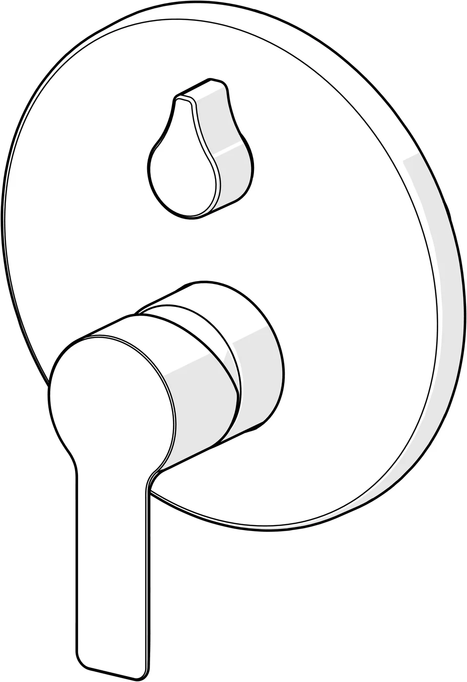 HansaLIGNA Wannen- und Brausearmatur, Einhebelmischer Fertigmontageset für Wanne/Brause HansaLIGNA 8385 Rosette rund Chrom HansaLIGNA Wannen- und Brausearmatur, Einhebelmischer Fertigmontageset für Wanne/Brause HansaLIGNA 8385 Rosette rund Chrom
